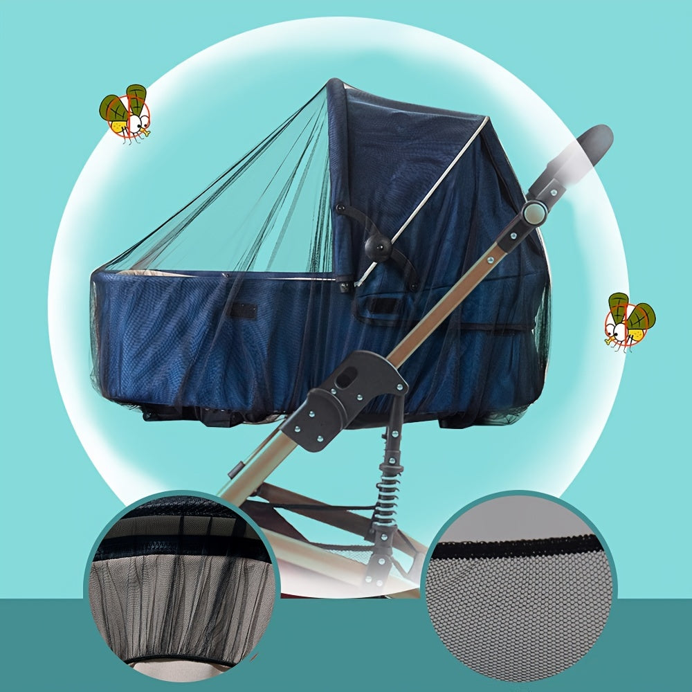 Portable Baby Mosquito Net – Breathable Bug Protection for Strollers, Cribs & Playards!