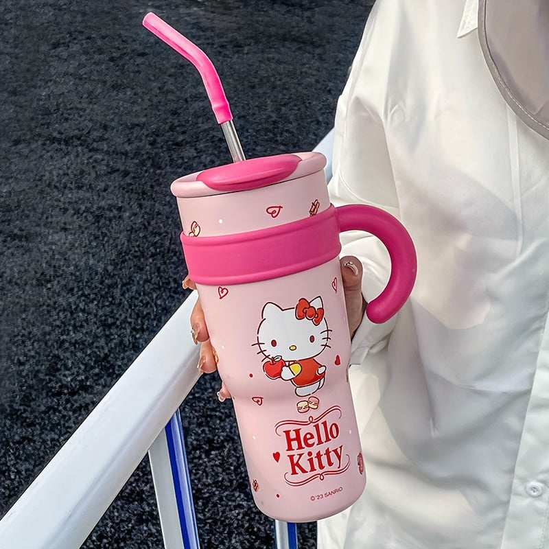 Hello Kitty Insulated Water Bottle – Cute, Large Capacity, Perfect for Gifts!