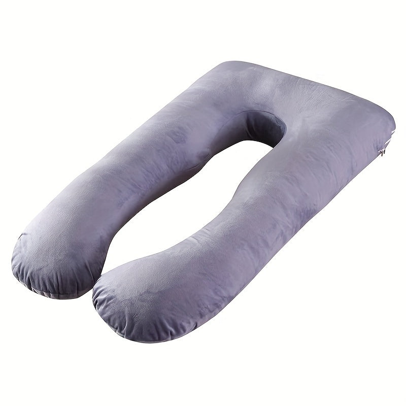 U-Shaped Pregnancy Pillow – Ultimate Comfort with Multifunctional Waist Support for Expecting Mothers!