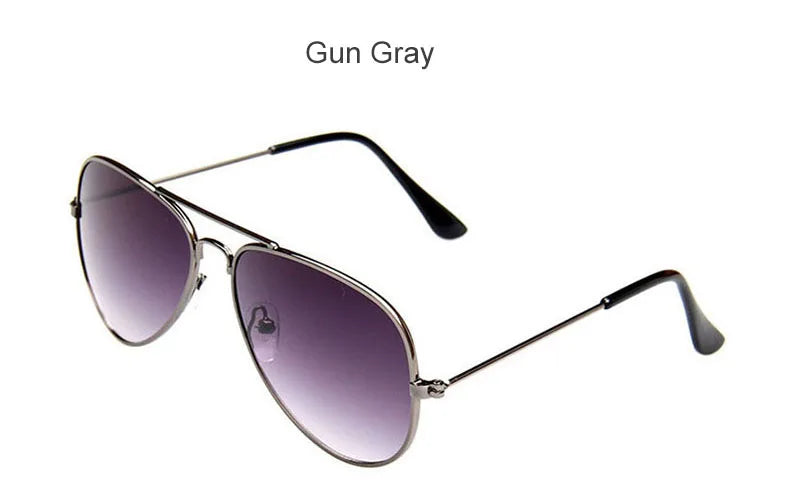 Boys Girls Retro Fashion Aviation Sunglasses Kids