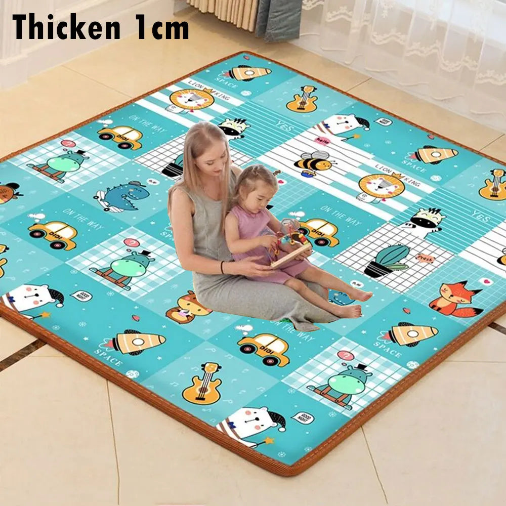 Waterproof Baby Play Mat – Soft, Foldable Crawling Carpet for Kids' Activities!