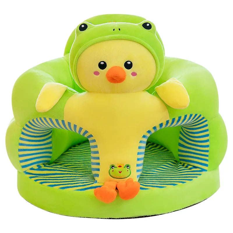 Baby Sofa Support Seat Cover – Plush Cartoon Chair for Toddlers, Washable & Comfortable! 1pc