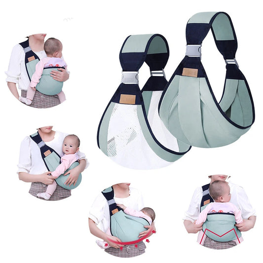 Baby Carrier Backpack & Sling – Universal Diaper Bag with Pacifier Holder!