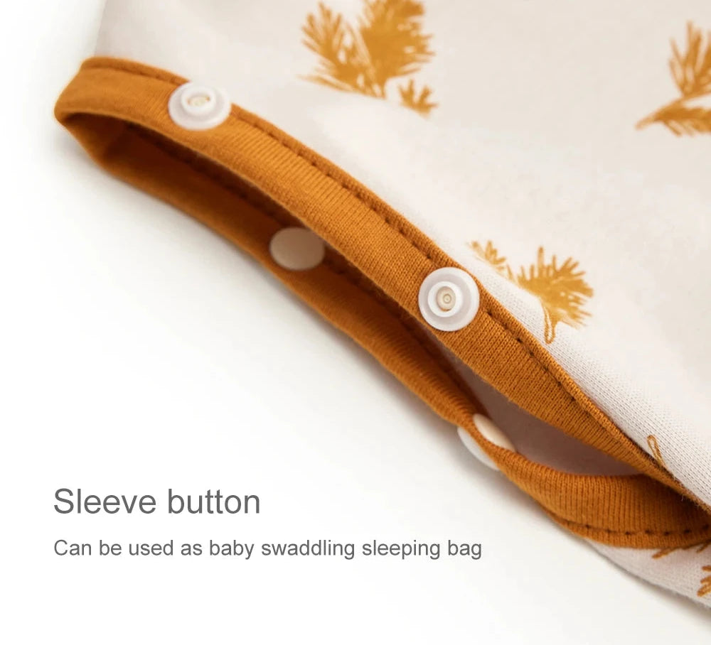 Baby Sleeping Bag – Sleeveless Cotton Swaddle with 2-Way Zipper for Easy Changes!