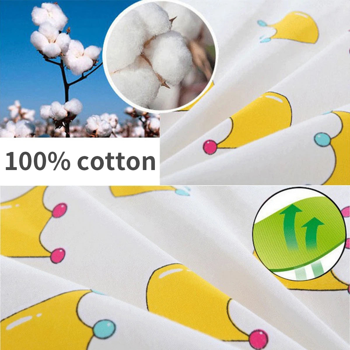 Baby Bumper Crib Protector – Cotton Bed Barrier for Infants & Newborns!