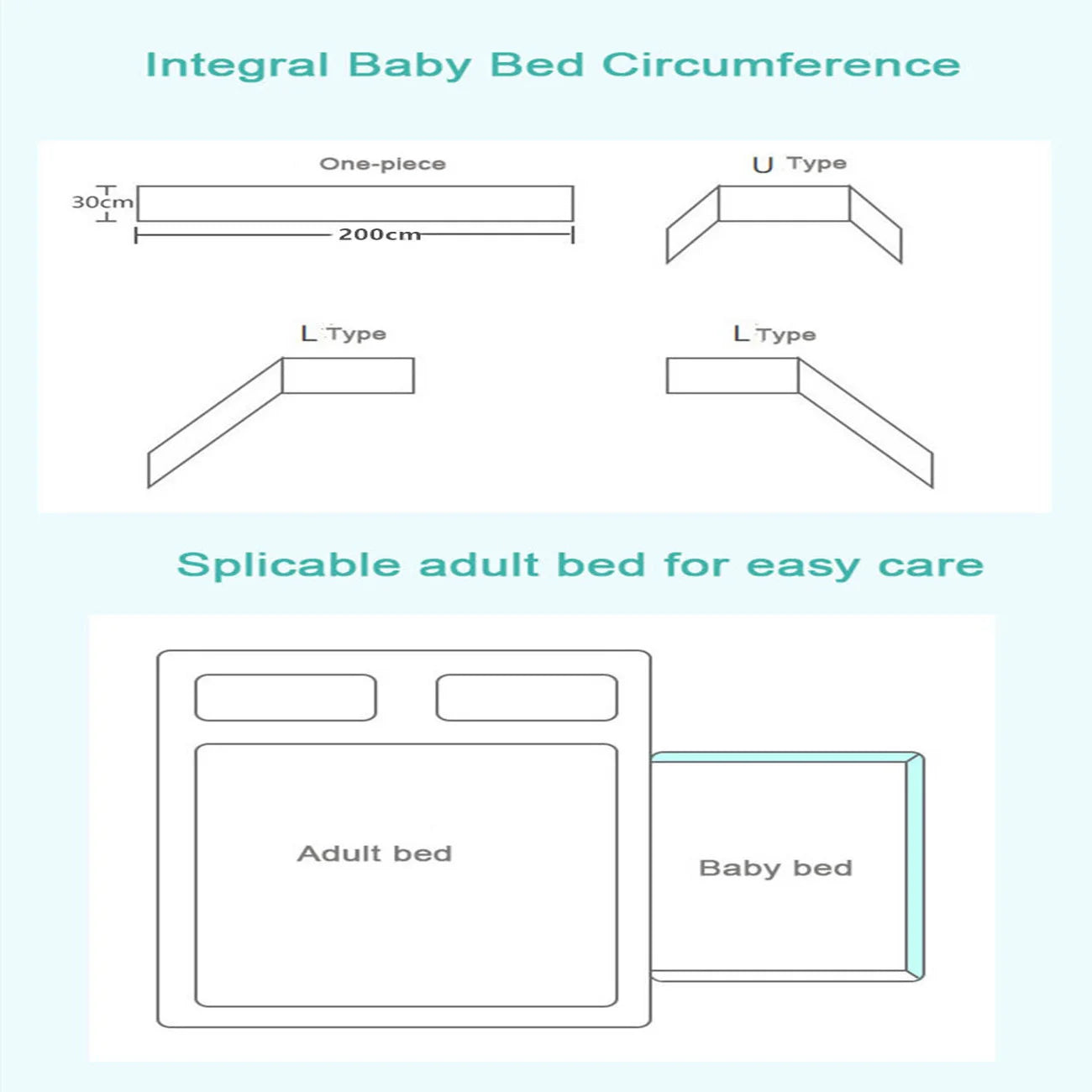 Baby Bumper Crib Protector – Cotton Bed Barrier for Infants & Newborns!