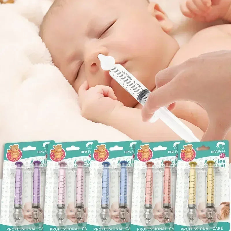 Baby Nasal Aspirator Syringe – 10/20ml Nose Cleaner for Rhinitis & Washing!