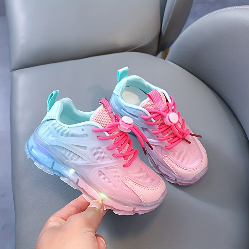 Girl's Lightweight Sneakers – Comfortable, Non-Slip Running Shoes for Spring & Summer!