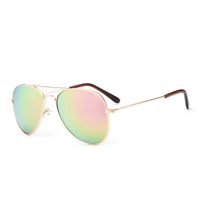 Boys Girls Retro Fashion Aviation Sunglasses Kids